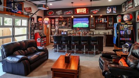 garage man cave ideas